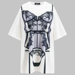 Bikini Print Round Neck Mini T-shirt Dress -Women's Clothing Store 21e44dd4 2458 46c6 bf14 558863976fd7