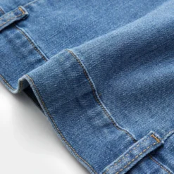 Faux Leather Denim Patchwork Zipper Strapless Denim Dress -Women's Clothing Store 21f3aeb7 ba0d 4a78 a9e6 4664988a3ed0