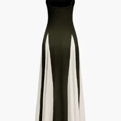 Patchwork Spaghetti Strap Maxi Dress -Women's Clothing Store 22d7a4a7 6d3f 4d06 8b3e ee6b33566004