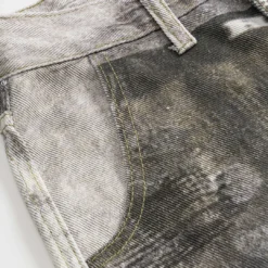 Denim Retro Abstract Print Wide Leg Jeans -Women's Clothing Store 22e0bfdc 8970 4472 aee1 430e803da765