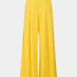 Linen Pleated Ruched Pocket Trousers