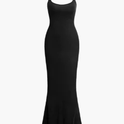 Adjustable Strap Mermaid Maxi Slip Dress -Women's Clothing Store 24525873 6d91 4cec 9210 ca3962b1e794