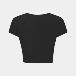 Tie Front Short Sleeve T-Shirt -Women's Clothing Store 24a3fc4e 35d3 4782 9ef4 42724aedb4fd