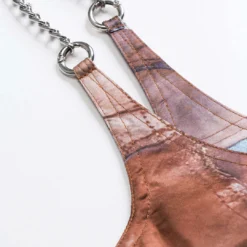 Retro Color Block Slip Chain Cami Top -Women's Clothing Store 2532879c 9af2 42b9 b60c 094a3e1fd2eb