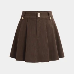 Pleated Mini Skirt