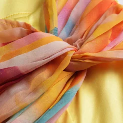 Ombre Print Chiffon Satin Ruched Twist Knot Slit Skirt -Women's Clothing Store 26a44b7c 5adc 4169 be0f ddddebae9d15