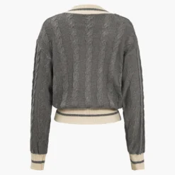 Color Block Print Button Sweater Cardigan -Women's Clothing Store 274f13f2 1bb3 4692 a6e9 b45d17331595