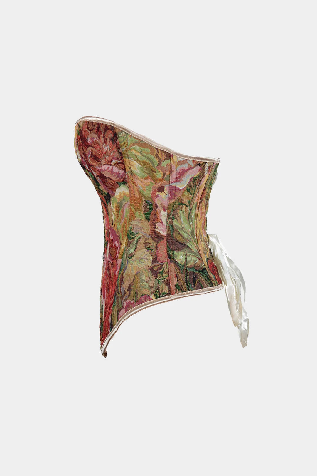 Abstract Print Braided Tie Corset Top 10 Abstract Print Braided Tie Corset Top - Image 10