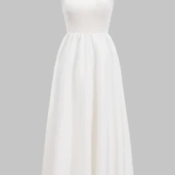 Sleeveless Tank Pocket Detail Maxi Dress