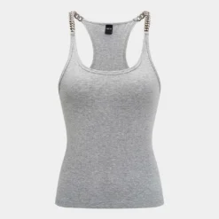 Chain Decor Sleeveless Tank Top -Women's Clothing Store 2a9b2950 dd93 4726 9c3a ecf007e8b4b1