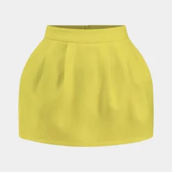 Linen Ruched Zipper Skirt -Women's Clothing Store 2b139f91 1a8f 4318 b383 ba3cef60f206