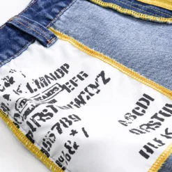 Contrast Denim Patchwork Skirt -Women's Clothing Store 2b1f5e1e e895 486e b89c 52f8770c390a