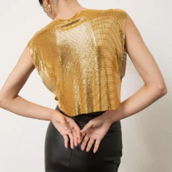 Metallic Glitter Tank Top -Women's Clothing Store 2b44b786 91bf 4313 b69b a9c43d7bbe1f