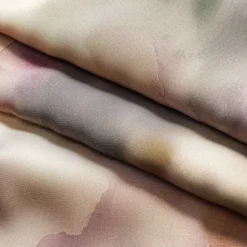 Watercolor Print Satin Pocket Trousers -Women's Clothing Store 2c1787e5 86c2 4517 b409 b5fec4718ea2