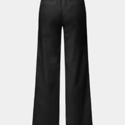 Basic Linen-Blend Straight Leg Pants -Women's Clothing Store 2db19d48 8a40 451b 8efe af920200bebd