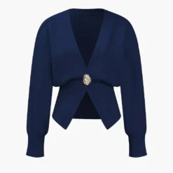 V-neck Sweater Cardigan -Women's Clothing Store 2dc81e9c 335e 466d 9839 dce309a12d7a