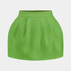 Linen Ruched Zipper Skirt -Women's Clothing Store 2e301a02 feaf 4d85 9dd9 e7d666d416cb