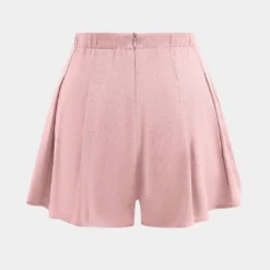 Linen Pleated Zipper Shorts -Women's Clothing Store 2ea9c586 e8f9 4d85 93c8 fbfcfa66d103