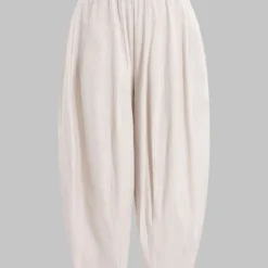 Linen Ruched Barrel Trousers -Women's Clothing Store 2eb60cba 250d 4dc5 9eda eb4037657ff5