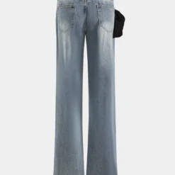Bow Detail Jeans -Women's Clothing Store 2ef820bc d87c 4f6a b7c5 09e22226cc95