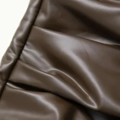 Faux Leather Wrap Sleeveless Ruched Slit Midi Dress -Women's Clothing Store 2efc6db6 2de9 4220 a705 3c59f6d9d732