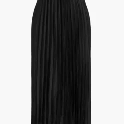 Pleated Satin Skirt -Women's Clothing Store 2f2e0451 5dbc 4e8a 9a45 22a7dcd0fbe4