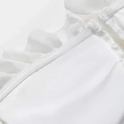 Chiffon Satin Ruffle Corset Tube Top -Women's Clothing Store 2fa20ec8 c5cc 4052 8056 f434822c177e