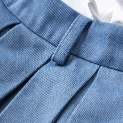 Contrast Denim Pleated Patchwork Skirt -Women's Clothing Store 320cb0f7 9371 4f7b a7a9 2905dad6f273