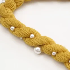 Knit Pearls Decor Halter Neck Braided Tie-Up Tank Top -Women's Clothing Store 32fa433e 498f 4e0e a414 a54d78e89ba4