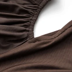 Asymmetry Patchwork Ruched Cut Out Long Sleeve Bodysuit -Women's Clothing Store 3336663b a45b 49d3 9f0c 6ac054266b84