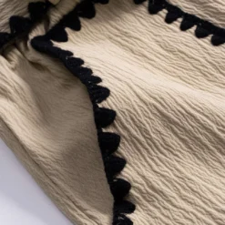 Tie-Up Contrast Shorts -Women's Clothing Store 34e8c585 c0d5 403d b301 2a3fc9feabd3