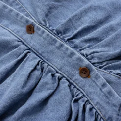 Denim Ruched Tank Top And Shorts Set -Women's Clothing Store 351173ea cc5d 42a6 b6be ab660376e6df