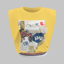 Car Letter Digital Pattern Print Sleeveless T-Shirt -Women's Clothing Store 363fb13f d05d 4c6f a028 3c1ba3eed9db