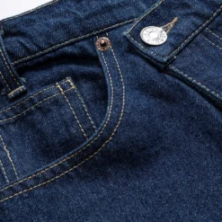 Denim Asymmetrical Jeans -Women's Clothing Store 36fbe268 f673 42bd 9cf7 c666b116ad06