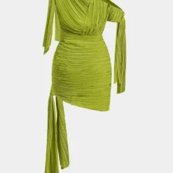 Pleated Sleeveless Asymmetrical Mini Dress -Women's Clothing Store 384ca8a4 8283 4d49 a6b3 d5f6a42d28fe