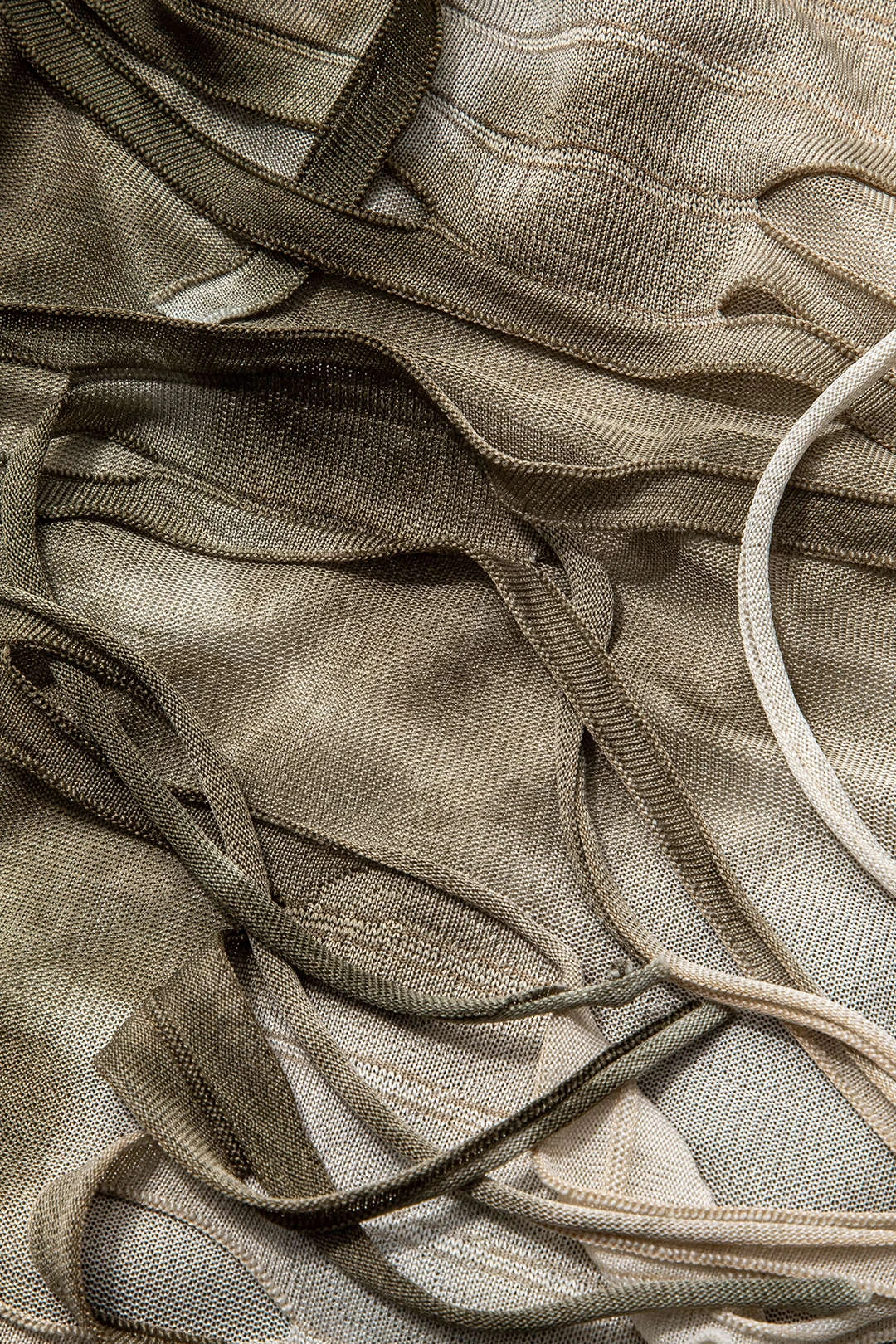 Tie Dye Distressed Sleeveless Cut Out Slit Maxi Dress 4 Tie Dye Distressed Sleeveless Cut Out Slit Maxi Dress - Image 4