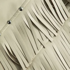 Solid Fringe Studded Skirt -Women's Clothing Store 39a5c08a c563 4036 80fe ac6b9e6cdf04