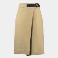 Asymmetrical Slit Skirt