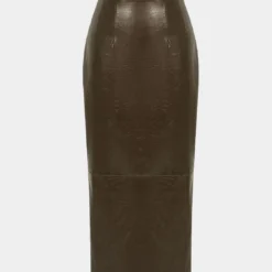 Basic Solid Faux Leather Midi Skirt -Women's Clothing Store 3d615b14 eca7 4f5b 83b2 43dcb6ce6572