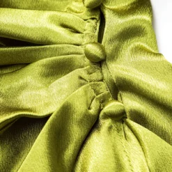 Satin Asymmetrical Ruched Button Long-Sleeve Shirt -Women's Clothing Store 3d7a453f 5611 40f8 b268 3e0b36a52174