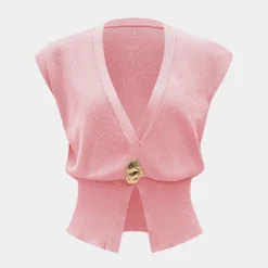 Knit Button Tank Top -Women's Clothing Store 3dca0d01 bca9 4389 a554 0493d08373a7