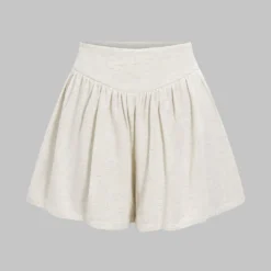 Linen Ruched Shorts