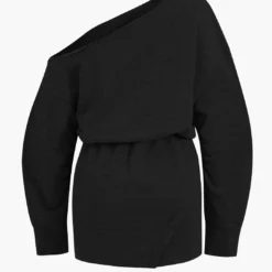 Asymmetrical Long Sleeve Mini Dress -Women's Clothing Store 3f93ee35 b8e8 49bd 8253 03fa0cd7f0aa