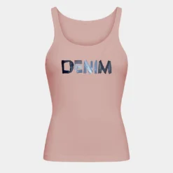 Letter Print Sleeveless Tank Top -Women's Clothing Store 4077081e 9951 4a58 a623 b4d9c142a15e