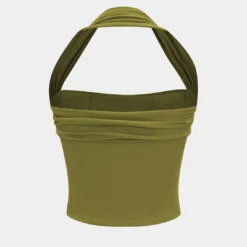 Halter Neck Ruched Top -Women's Clothing Store 41b6fecb 9c3b 43ea bab9 97f26d18c5f1