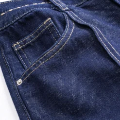 Denim Contrast Stitching Button Pocket Wide Leg Jeans -Women's Clothing Store 42181ed4 e872 4285 a852 5ea3f6cebf3c