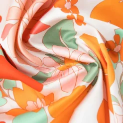 Floral Print Lace Trim V-neck Maxi Dress -Women's Clothing Store 42499e07 834d 4470 aed8 01d6050d1827