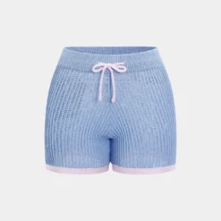 Knit Drawstring Pocket Shorts