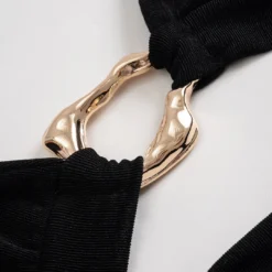 Metallic Decor Cowl Neck Halter Tie-Up Cami Top -Women's Clothing Store 42b8d8b1 c37f 424c 8067 38d6102aaf32