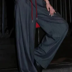 Stripes Patchwork Trousers -Women's Clothing Store 42d58c21 72db 42d0 af58 6a004fbdb6b9